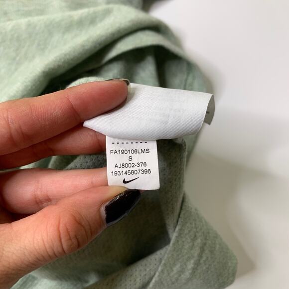 Nike Shirt Mens S Small Dri Fit Breathe Short Sleeve Crew Gym Training Running - Picture 6 of 10